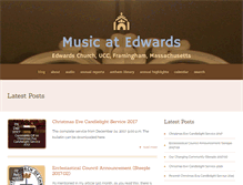 Tablet Screenshot of edwardschurchmusic.org